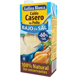 Imagen de Caldo casero de pollo bajo en sal 1 l