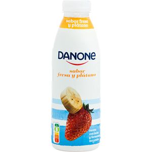 Imagen de Yogur líquido sabor fresa y platano 550 g