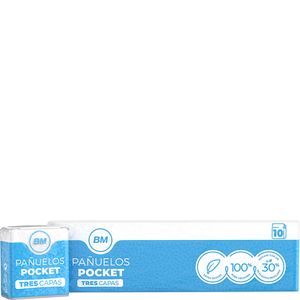 Imagen de Pañuelos pocket 3 capas 10x10 unidades