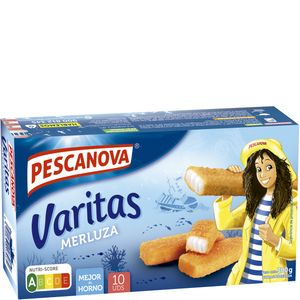 Imagen de Varitas de merluza empanadas congeladas 300 g