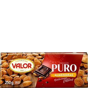 Imagen de Chocolate puro con almendras 250 g