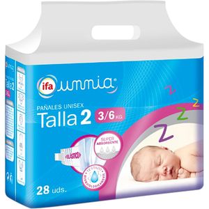 Imagen de Pañal recién nacido talla 2, 28 unidades (3-6 kg)