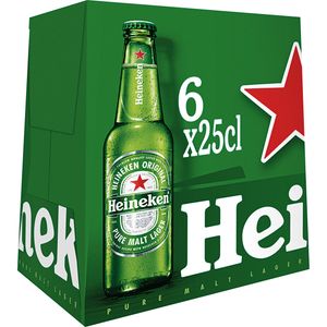 Cerveza lager pack botellín 6x25 cl baja un 6% en BM Supermercados