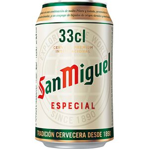 Cerveza 33 cl baja un 5% en BM Supermercados
