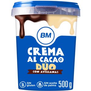 Imagen de Crema de cacao y avellanas 2 sabores 500 g