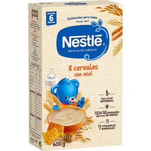 Imagen de Papilla 8 cereales con miel 475 g
