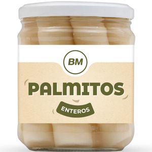 Imagen de Palmitos entero frasco de cristal 410 g