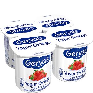 Imagen de Yogur griego con fresas 4x120 g