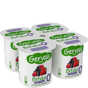 Imagen de Yogur bífidus desnatado con frutos bosque 4x120 g