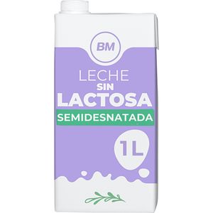 Imagen de Leche semidesnatada sin lactosa 1 l