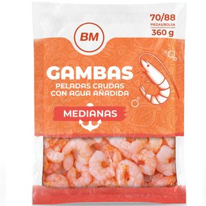 Imagen de Gamba cruda 70/85 congelada 360 g