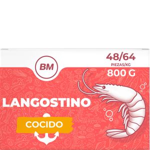 Imagen de Langostino cocido 48/64 piezas congelado 800 g