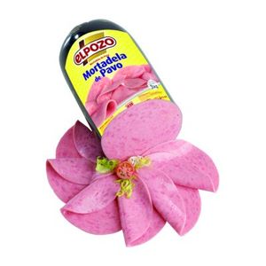 Imagen de Mortadela de pavo El Pozo al corte