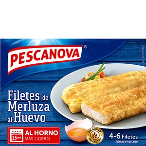 Imagen de Filetes de merluza al huevo congelados 400 g