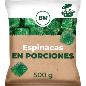 Espinacas en porciones 500 g