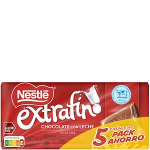 Imagen de Chocolate con leche extrafino pack 5x125 g
