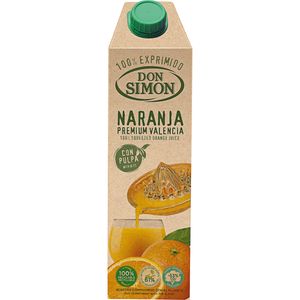 Zumo de naranja exprimida con pulpa 1 l baja un 16% en BM Supermercados