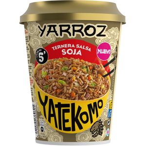 Imagen de Yatekomo yarroz con ternera en salsa de soja 84 g