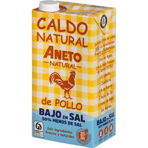 Imagen de Caldo de pollo natural bajo en sal 1 l