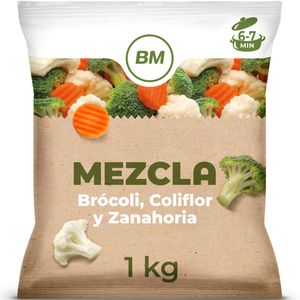 Imagen de Mezcla de brócoli, coliflor y zanahoria 1 kg