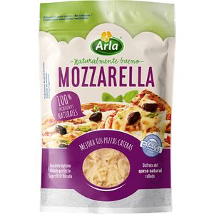 Queso mozzarella rallado 175 g baja un 18% en BM Supermercados