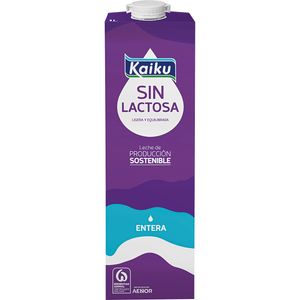 Leche sin lactosa entera 1 l baja un 7% en BM Supermercados