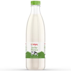 Imagen de Leche fresca semidesnatada botella 1 l