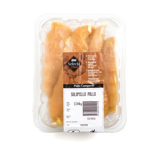 Solomillo de pollo campero 350 g aprox. baja un 6% en BM Supermercados
