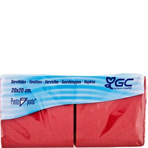 Servilletas cocktail Burdeos 20x20 cm