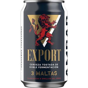 Imagen de Cerveza tostada export lata 33 cl