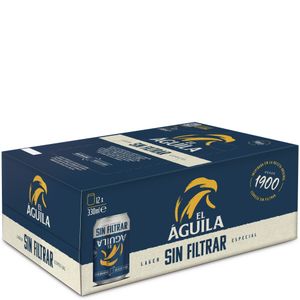 Cerveza sin filtrar pack lata 12x33 cl