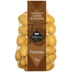 Patata bolsa (3 kg aprox) baja un 30% en BM Supermercados