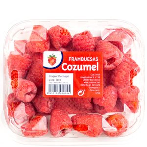 Frambuesas en bandeja 125 g baja un 11% en BM Supermercados