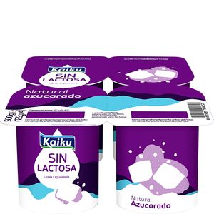 Imagen de Yogur natural sin lactosa azucarado 4x125 g