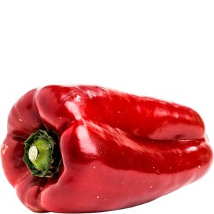 Pimiento rojo a granel unidad (400 g aprox) baja un 14% en BM Supermercados
