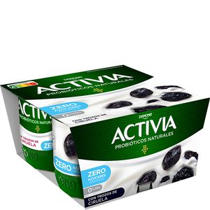 Imagen de Yogur bífidus desnatado con ciruelas 4x125 g