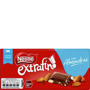 Imagen de Chocolate con leche y almendras 123 g