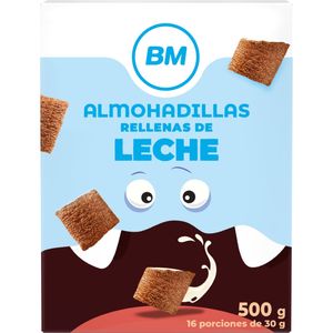 Imagen de Cereales almohadillas rellenas de leche 500 g