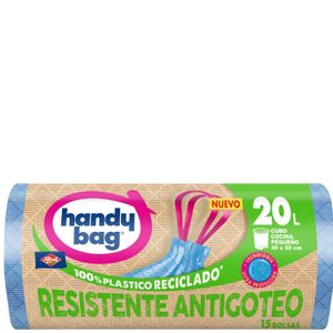 Imagen de Bolsa basura antigoteo 100% 20L 15 bolsas