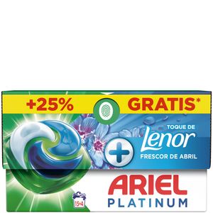 Detergente líquido pods frescor 15+4 lavados baja un 6% en BM Supermercados