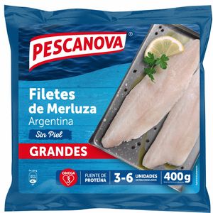 Imagen de Filete de merluza argentina sin piel grande 400g