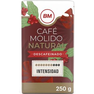 Café molido descafeinado natural 250 g
