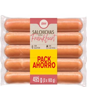 Salchichas frankfurt 3 x 165 g