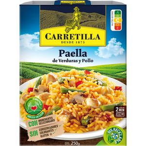 Imagen de Paella de verduras y pollo 250 g