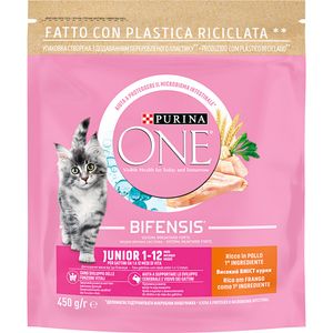 Imagen de Pienso para gatos jr con pollo y arroz 450 g