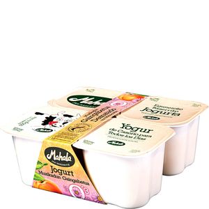 Yogur desnatado sabor melocotón 4x125 g