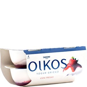 Imagen de Yogur griego con fresas 4x110g