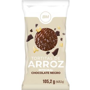 Imagen de Tortitas de arroz y chocolate negro, 4x26 g