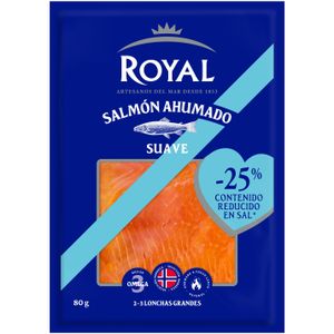 Imagen de Salmon ahumado suave reducido en sal 80 g