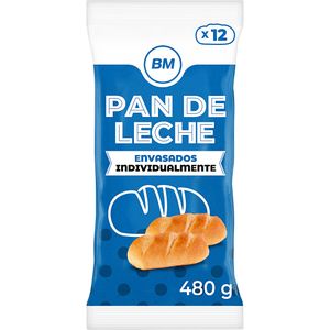 Pan de leche 12 unidades 480g